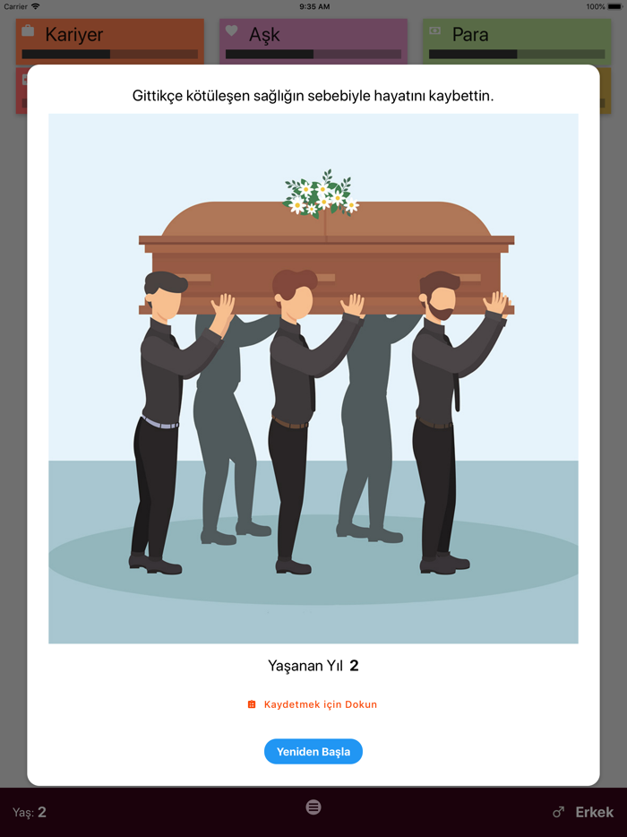 DENGE Hayatta Kalma Seçimleri