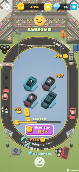 Game screenshot Drift Merge: Idle Car Clicker apk