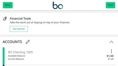 BO, Bank Onward Screenshot