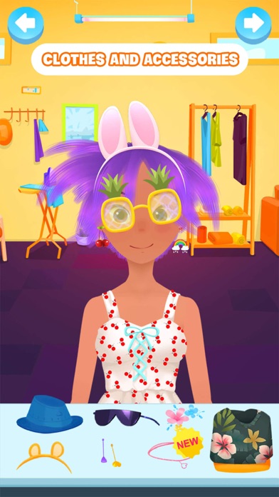 Hair salon & makeup game Screenshot