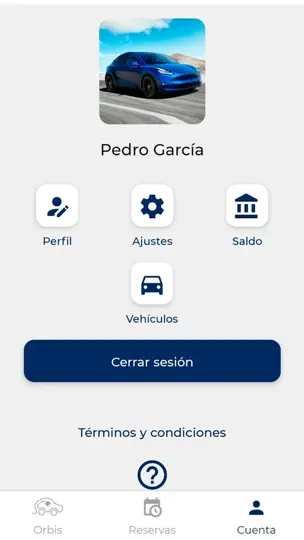 Captura de pantalla de Recarga ORBIS en iPhone 1