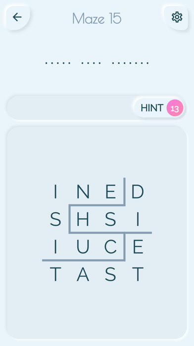 Word Maze Puzzle Screenshot