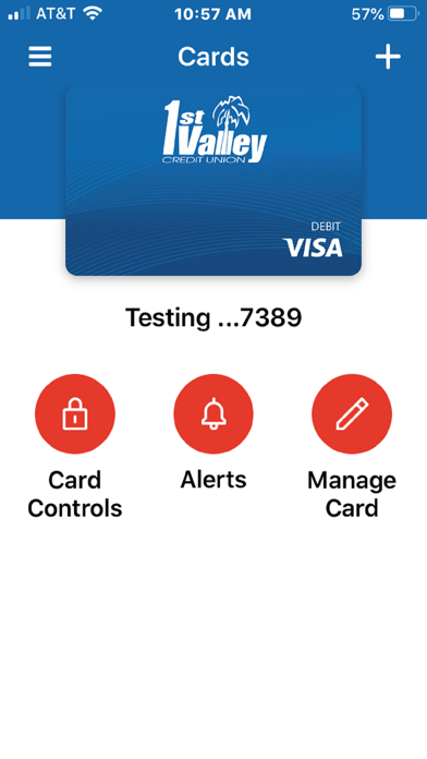 1st Valley Card Controls Screenshot