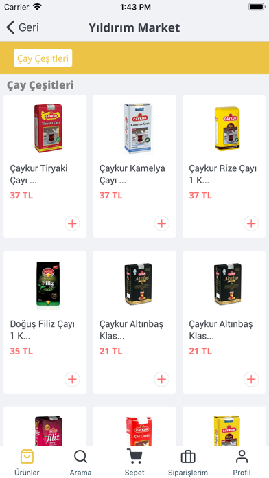 Yıldırım Market Screenshot