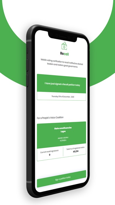 Recall App Screenshot