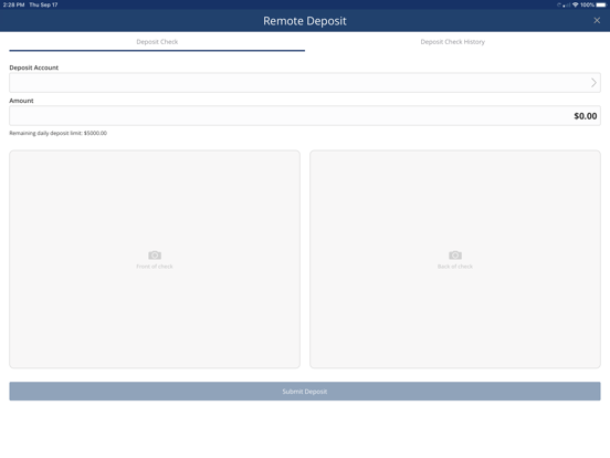 First Guaranty Bank Mobile iPad screenshot 1 - Finance app