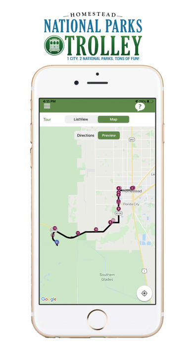 National Parks Trolley Screenshot