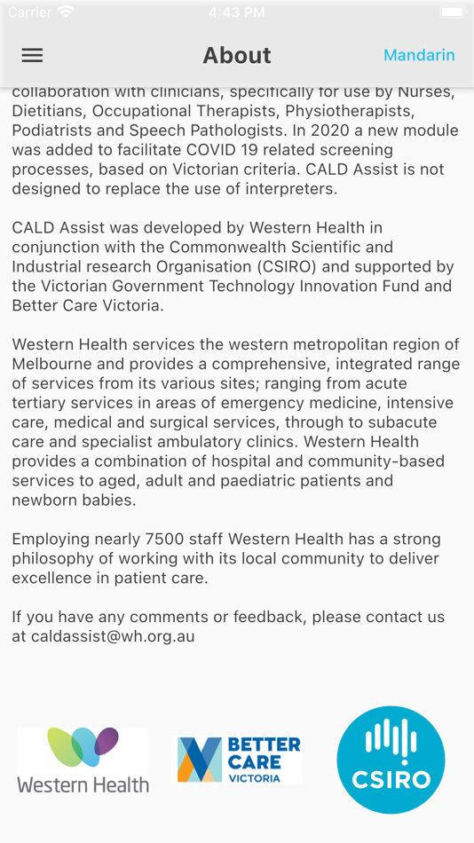 #7. CALD Assist (iOS) 由: CSIRO