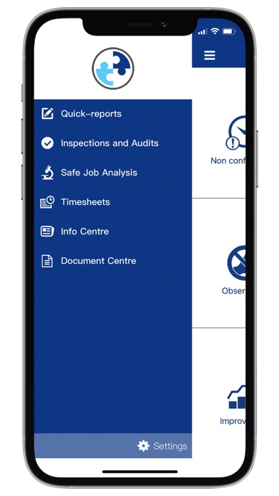 HSEQ+ Safety Reports & Audits Screenshot