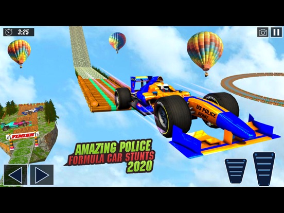 Police Formula Car Derby Games iPad app afbeelding 7
