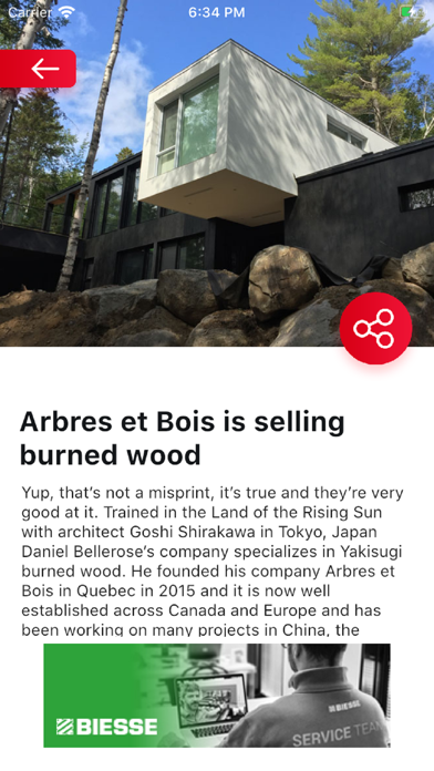 Woodworking News Screenshot