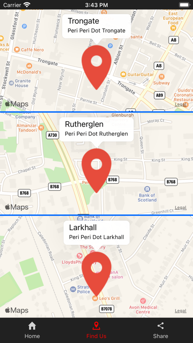 Peri Peri Dot Takeaway Screenshot