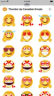 thumbs up canadian emojis iphone screenshot 3
