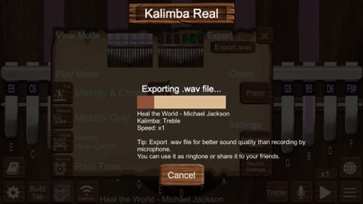 Kalimba Real Screenshot