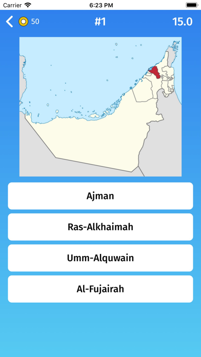 United Arab Emirates: Quiz Screenshot