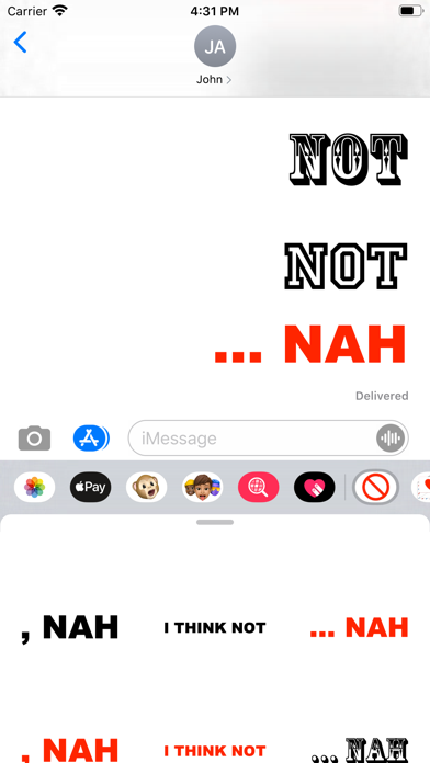 NOT stickers Screenshot 4 - AppWisp.com NOT stickers Screenshot 4 - AppWisp.com
