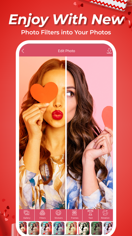 #4. Valentine’s Week Frames (iOS) Podle: Arti Sharma