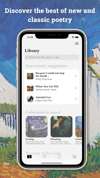 Poesie: The Daily Poetry App Screenshot