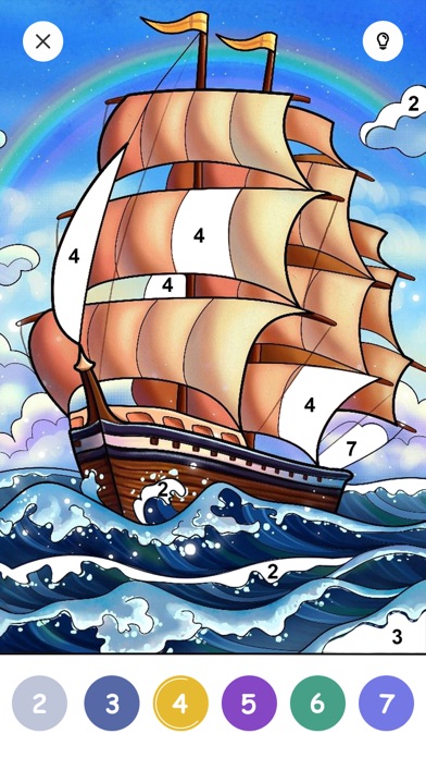 Coloring - Paint By Number Screenshot