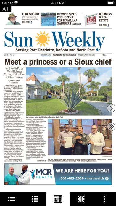 Charlotte Sun Weekly Screenshot