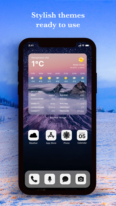 Weather Widget App Screenshot