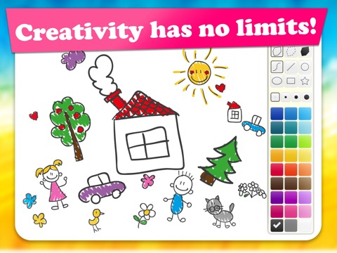 Whiteboard for Kids doodle funのおすすめ画像3