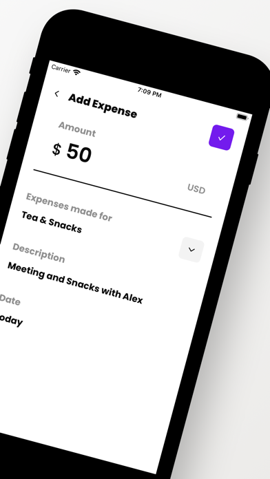 Screenshot #2 pour Simple Expense Tracker App