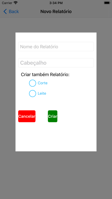 Alta Secretaria Relatório Screenshot