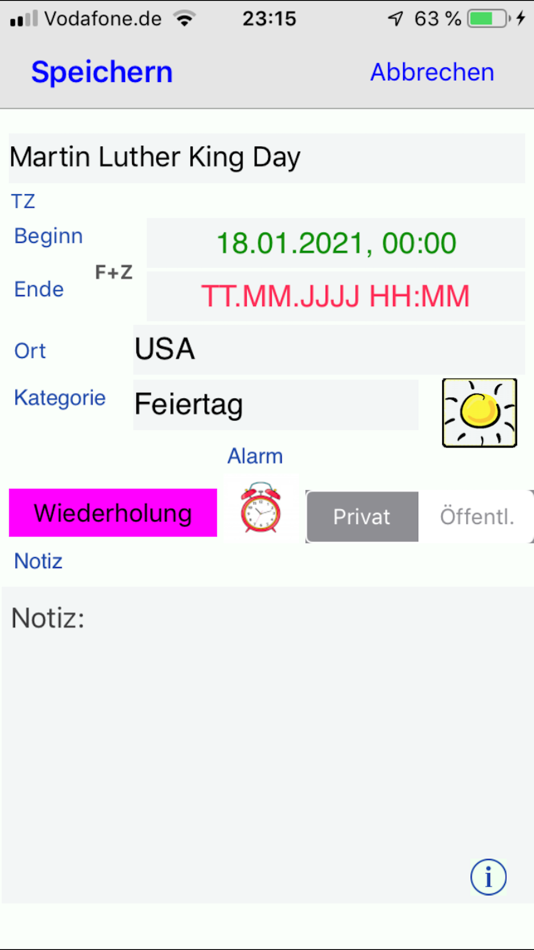 #4. Diary Calendar (iOS) 由: Hans Joachim Gerhardt