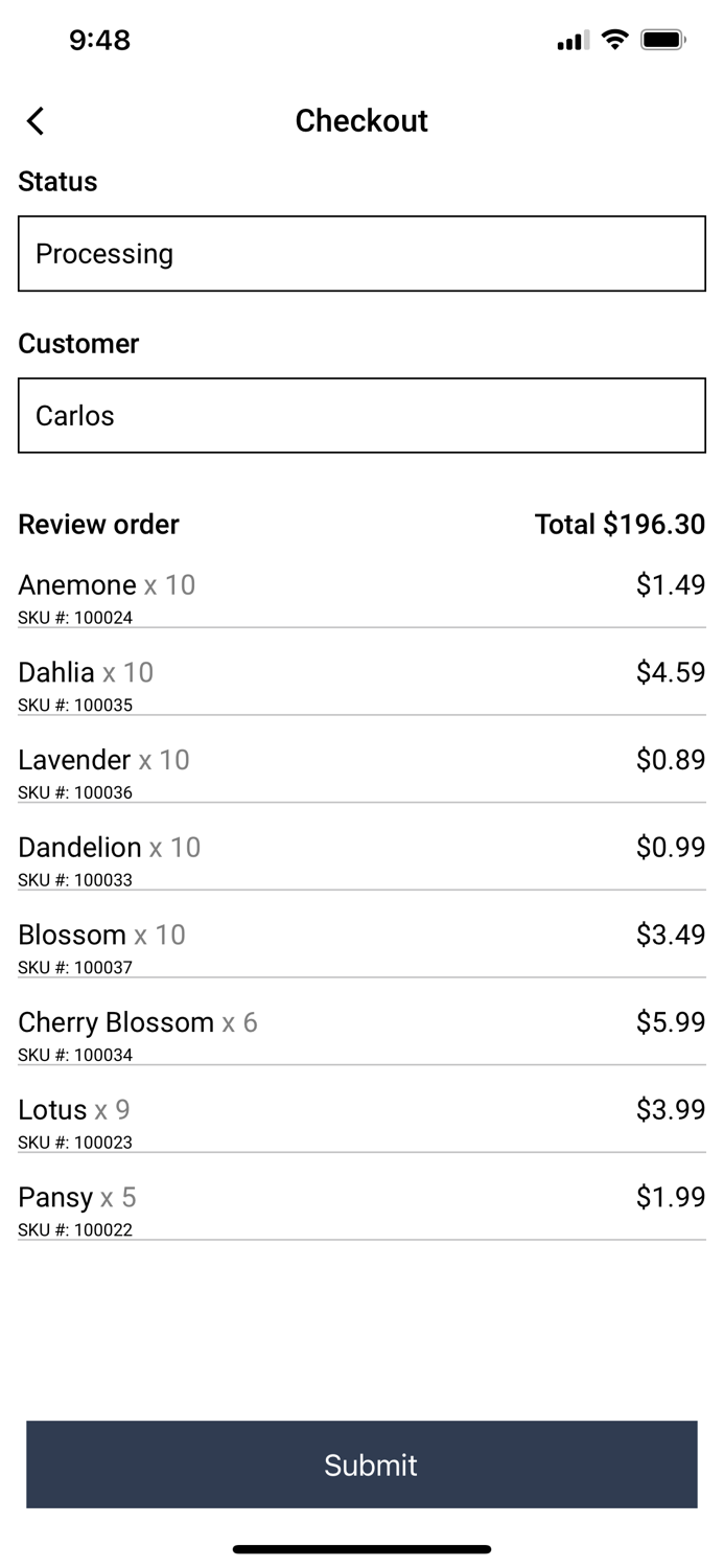 Inventory - The Store Manager