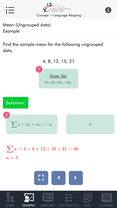 Math CLM Screenshot