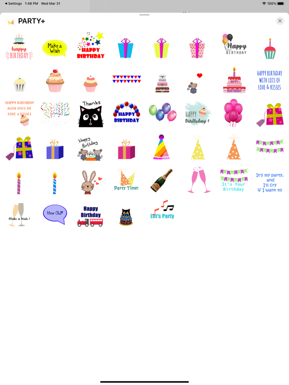 PARTY+ Sticker Packのおすすめ画像1