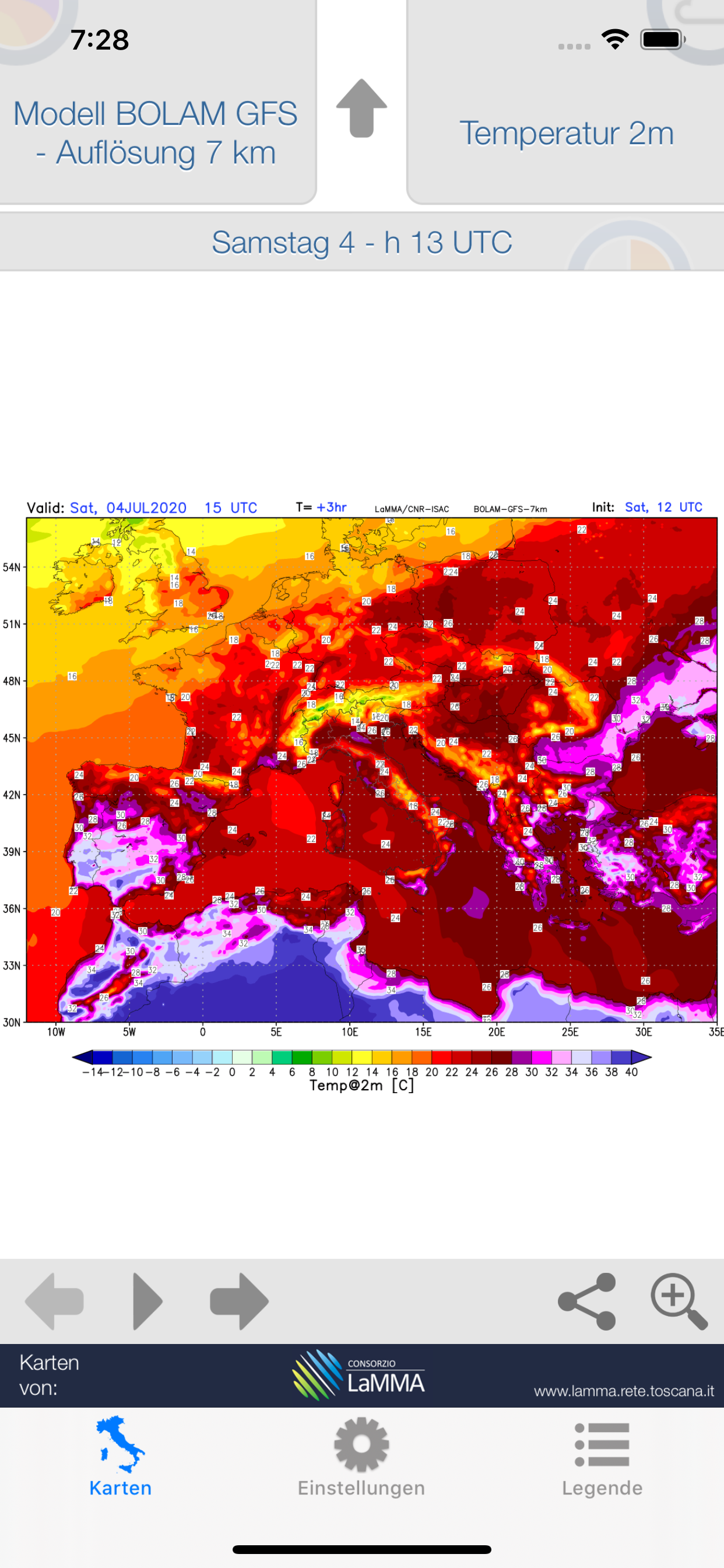 Atmosphäre WRF