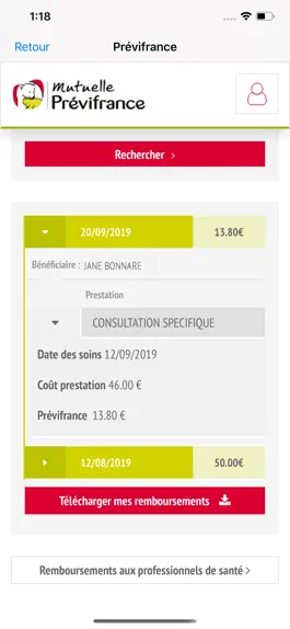 Game screenshot Prévifrance apk