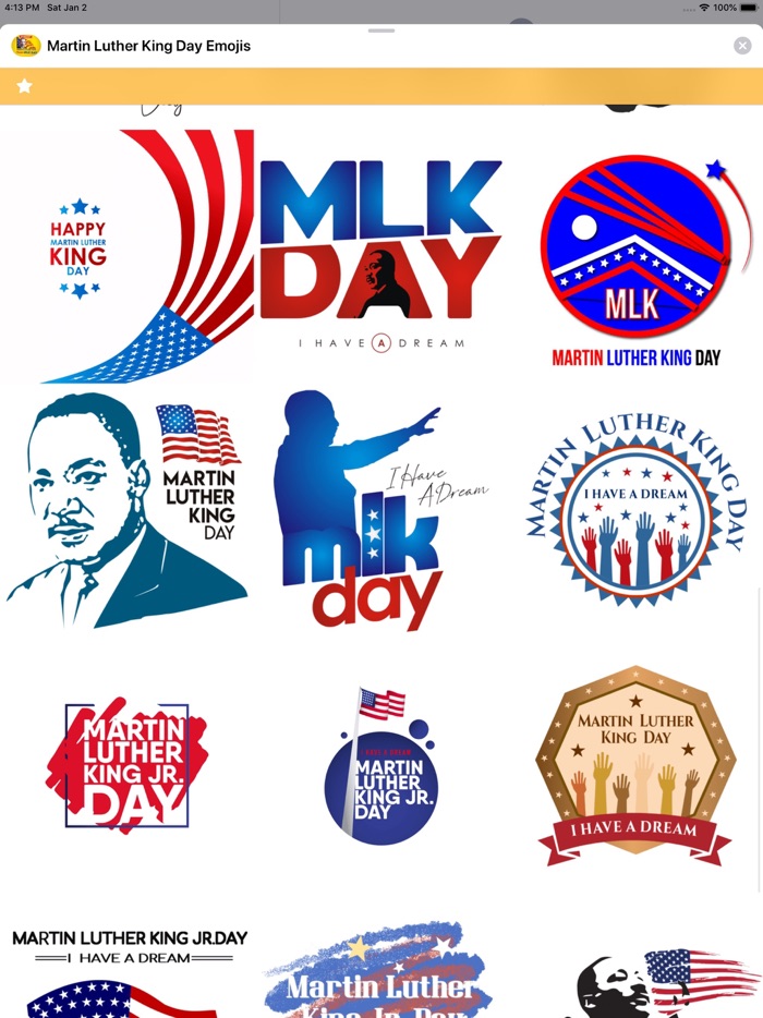 Martin Luther King Day Emojis