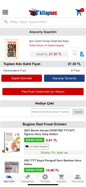 Kitap Sec App Store Da