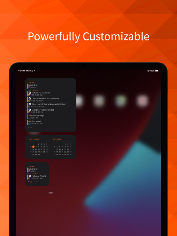 Widget Wizard iPad app afbeelding 4
