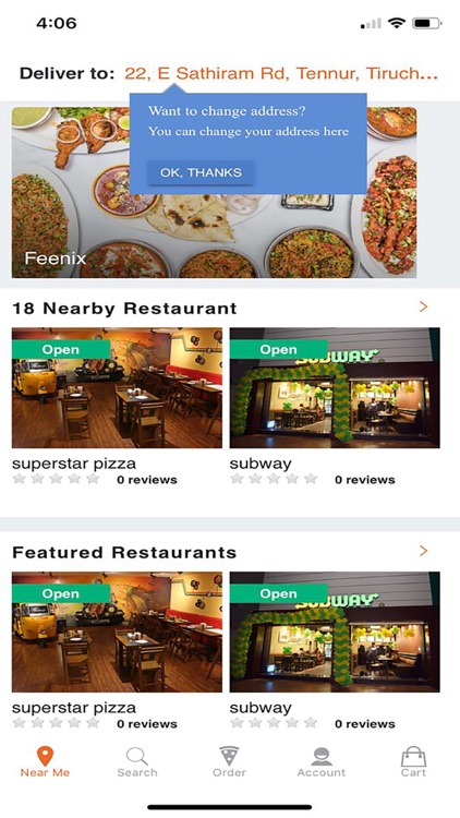 Feenix Food delivery