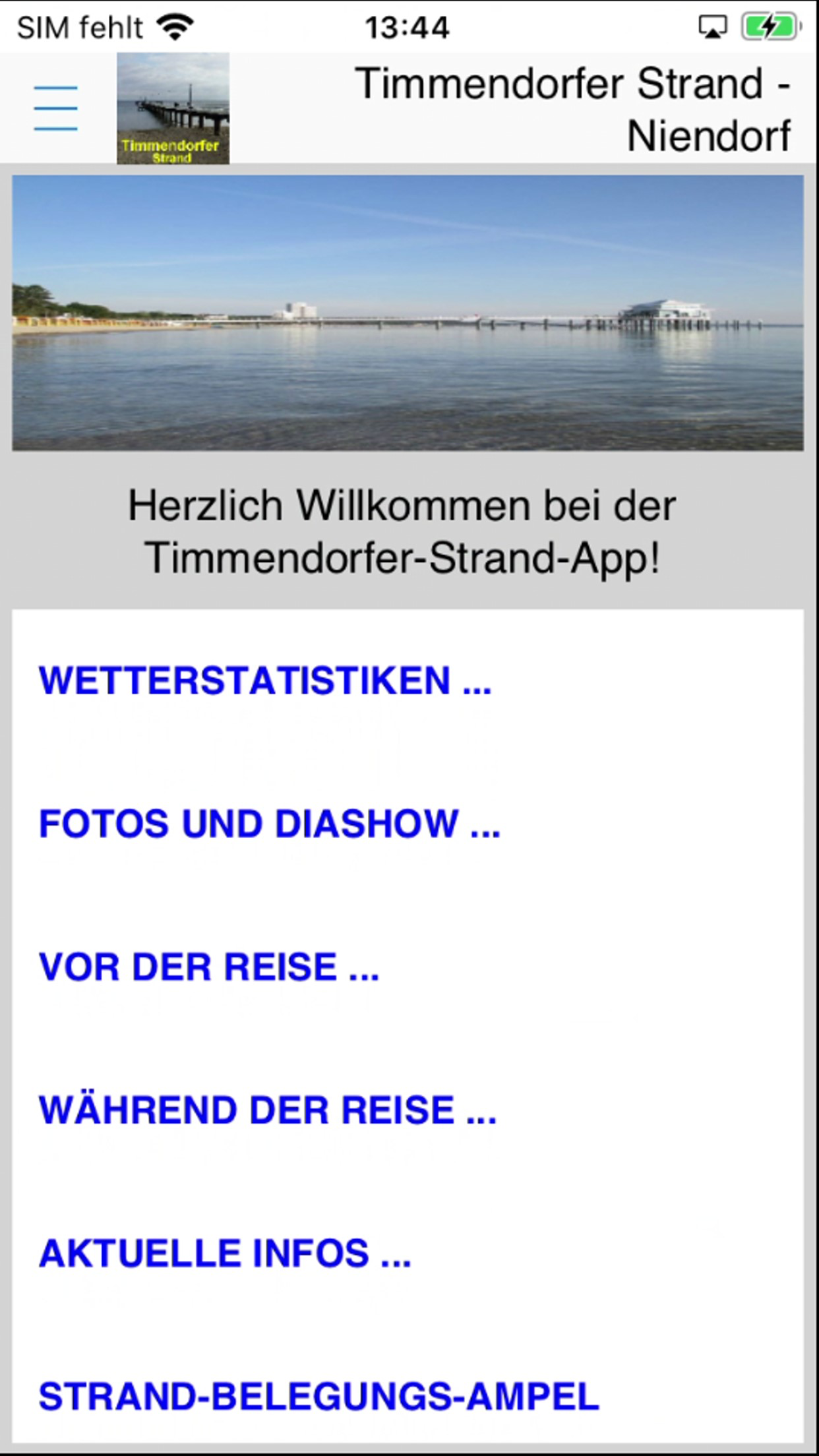 TimmendorferStrand UrlaubsApp