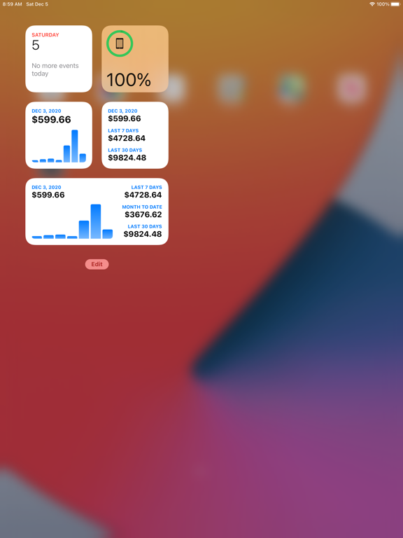 Screenshot #5 pour Barter - App Sales Widget