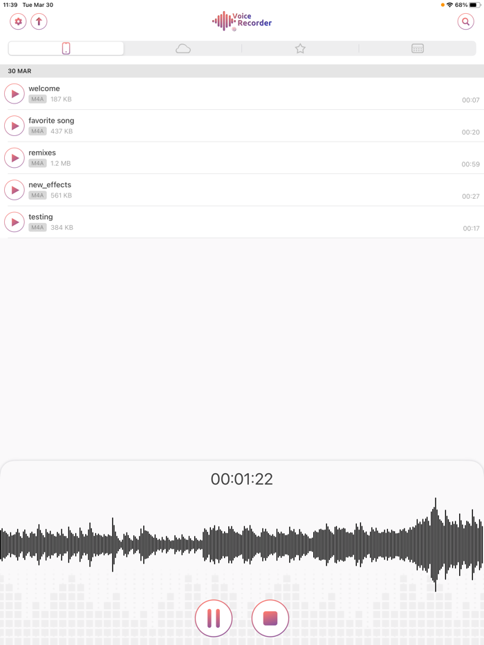 Voice Recorder Memo Recording