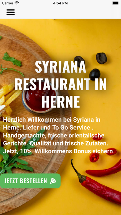 Syriana Restaurant Herne Screenshot