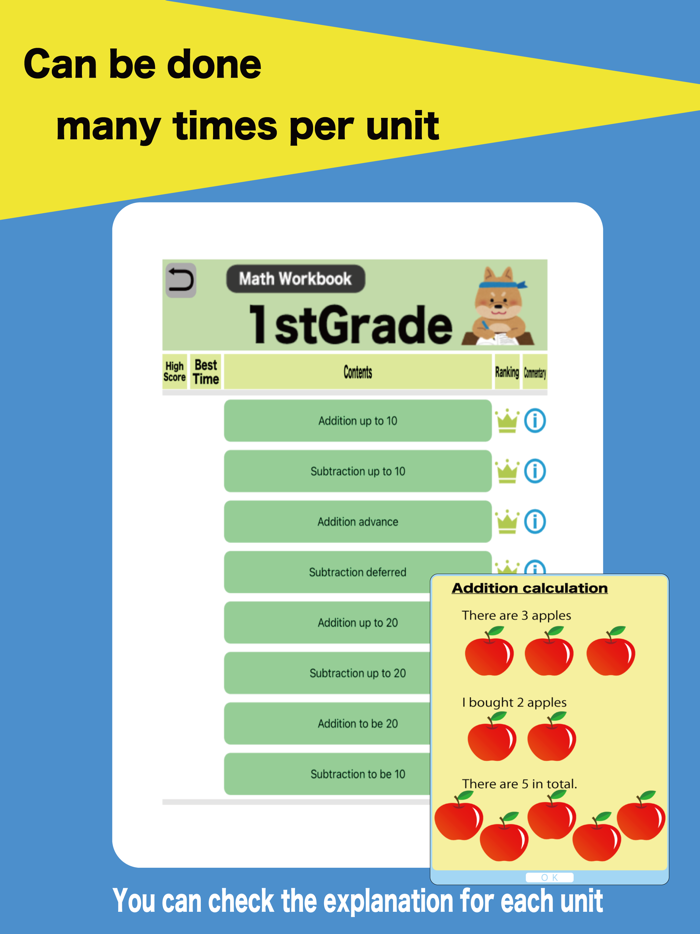 MathApp WorkbookandBrainTraining