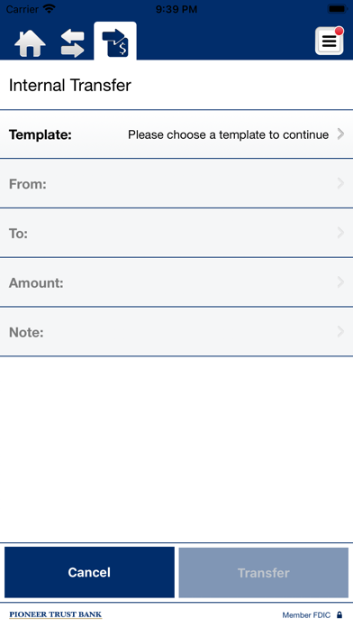 PTB Business Mobile Screenshot