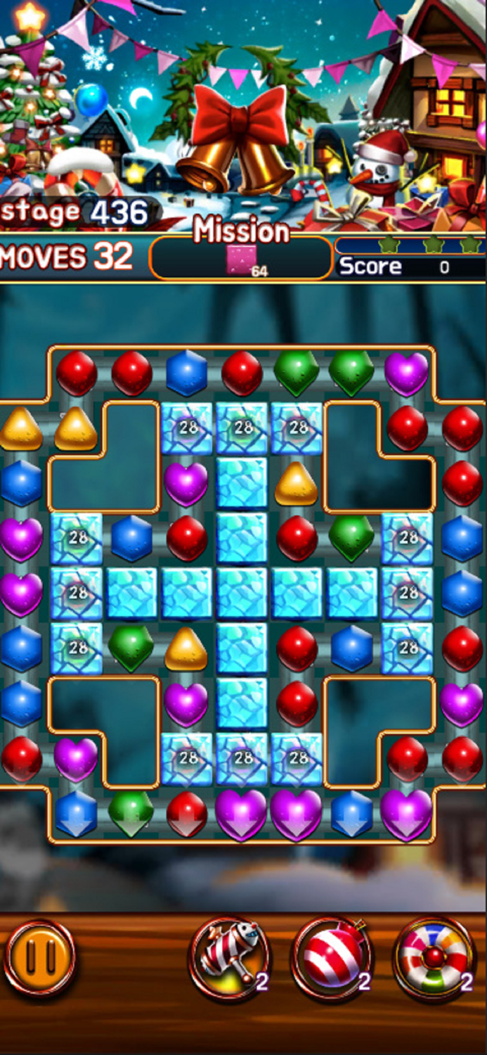 Jewel Snow Puzzle