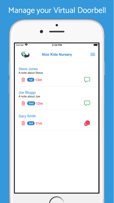 Q-Bell Business Screenshot