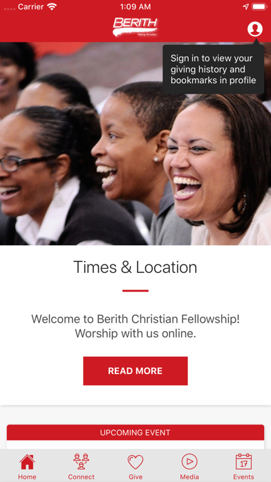Berith Christian Fellowship Screenshot
