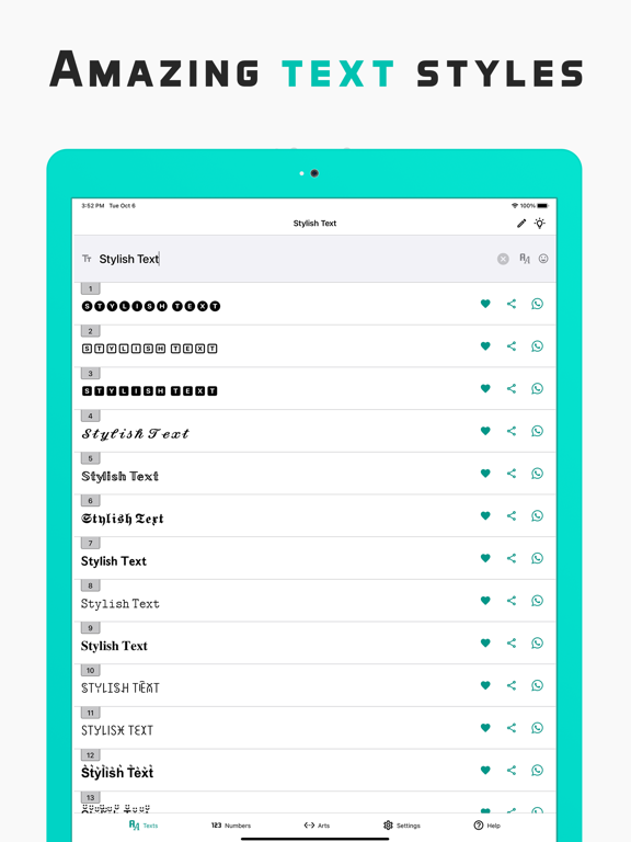 Screenshot #6 pour Stylish Text - Fonts Keyboard