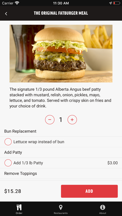 Fatburger Canada Screenshot