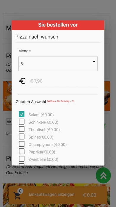Piazza Italia Pizzeria Screenshot